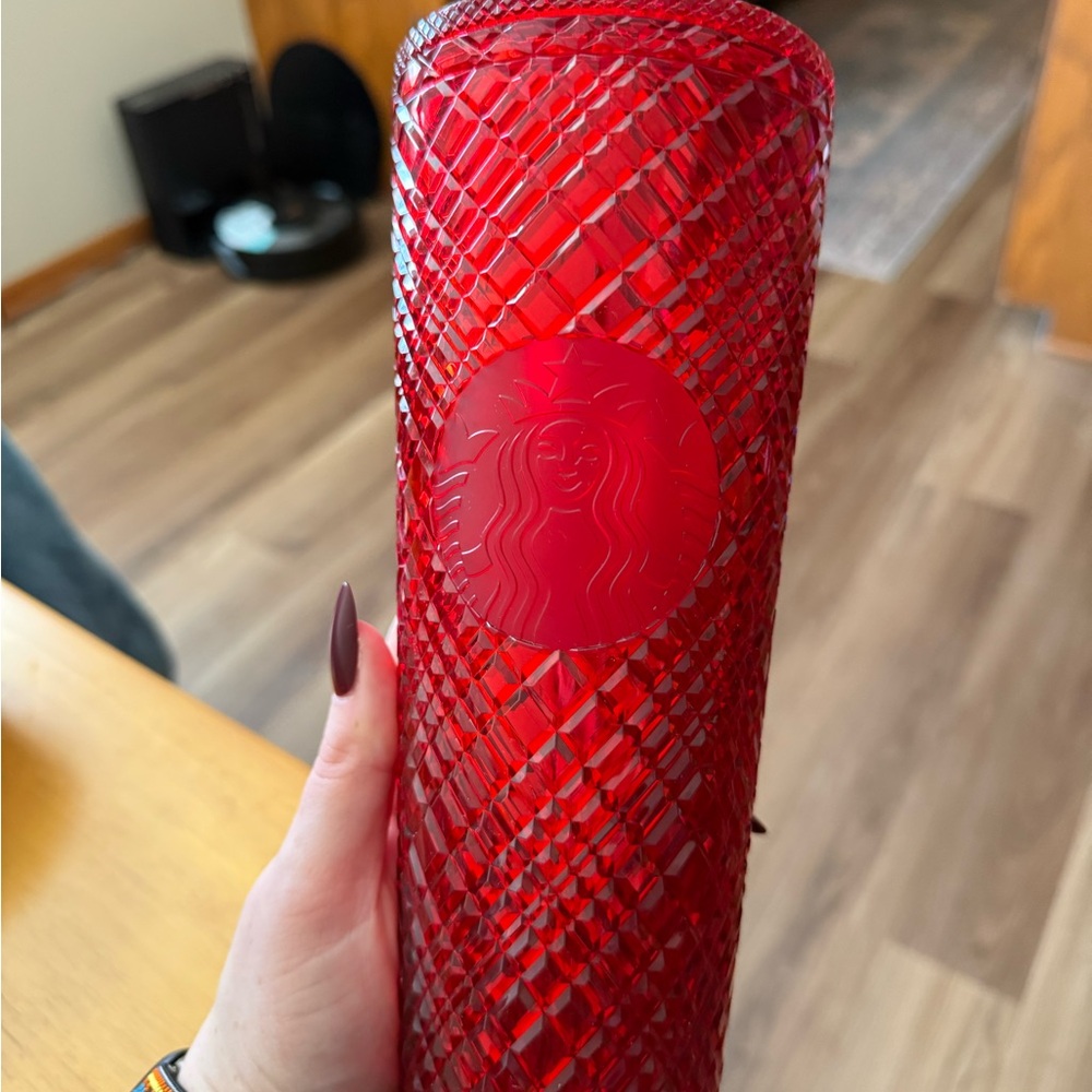 Starbucks 2021 Winter Holiday Red Jeweled Tumbler